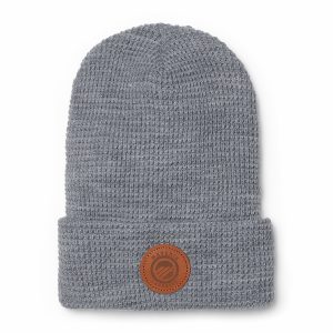 MAVERIK LEATHER PATCH BEANIE